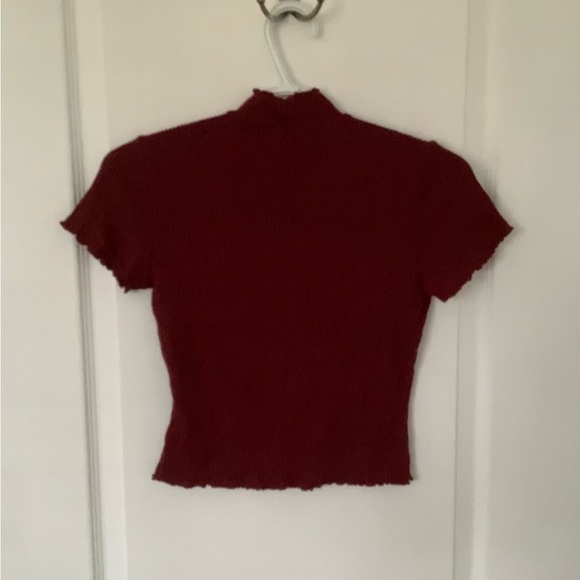 Garage burgundy short sleeve shirt - Picture 2 of 3
